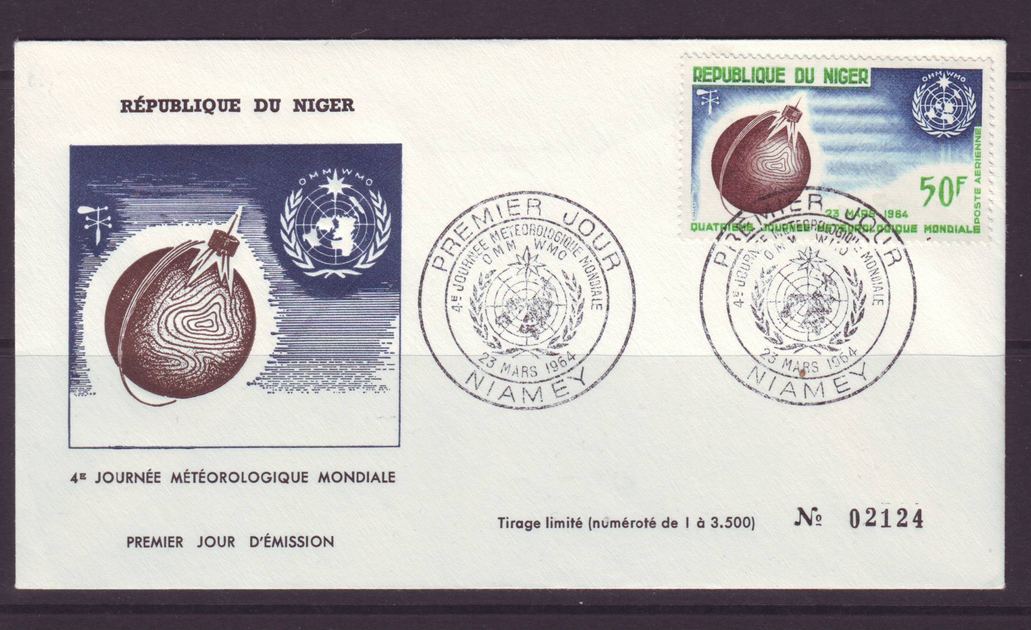 Ruimtevaart FDC4 Niger