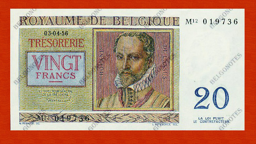 20 Francs Type Regnier **UNC**1956** Lot 1902619736