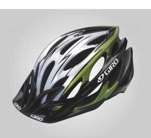 giro athlon helm groen zwart