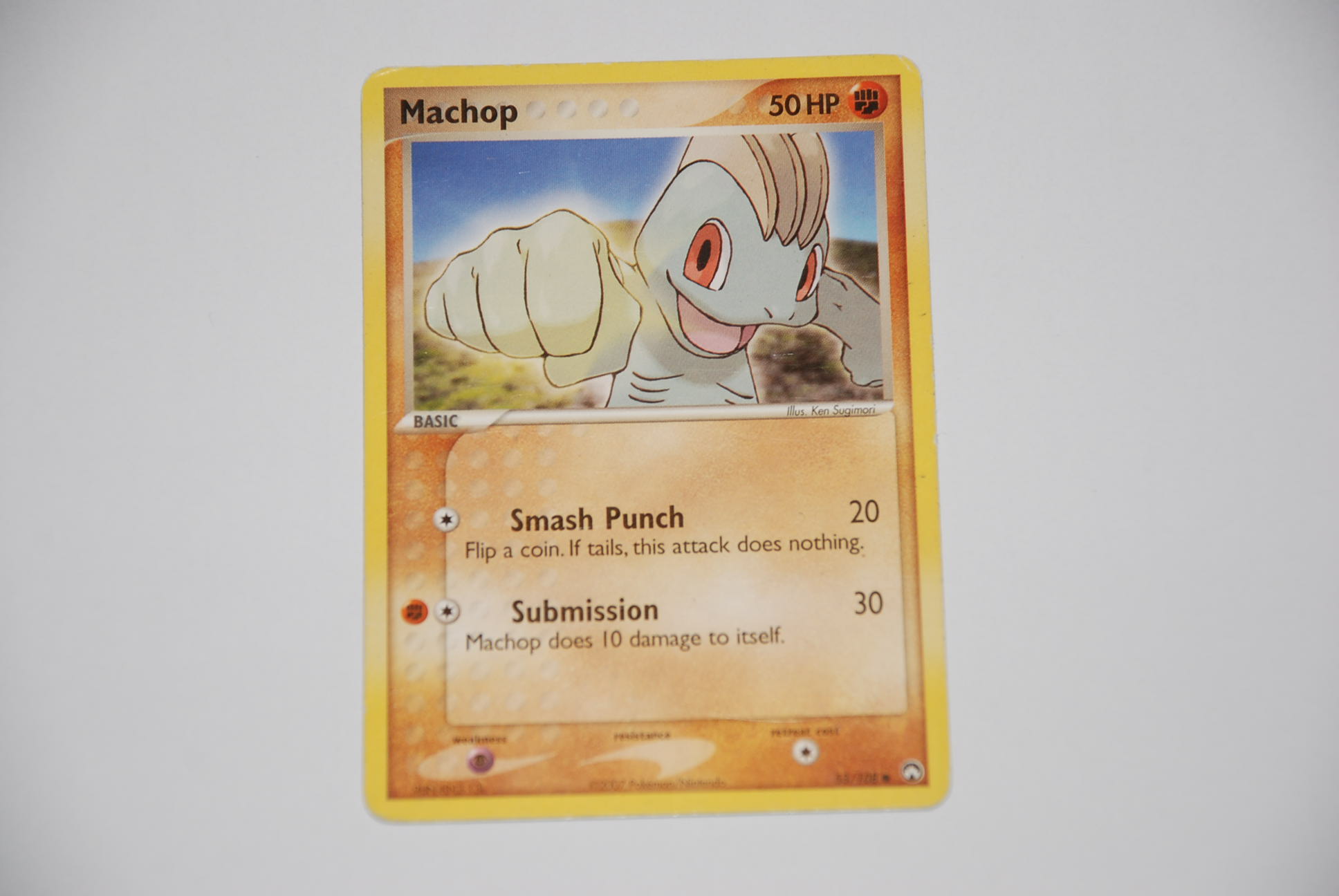 Pokemon kaart Machop 