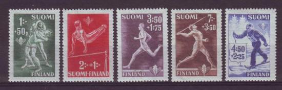 Finland nrs. 282/86 sport 