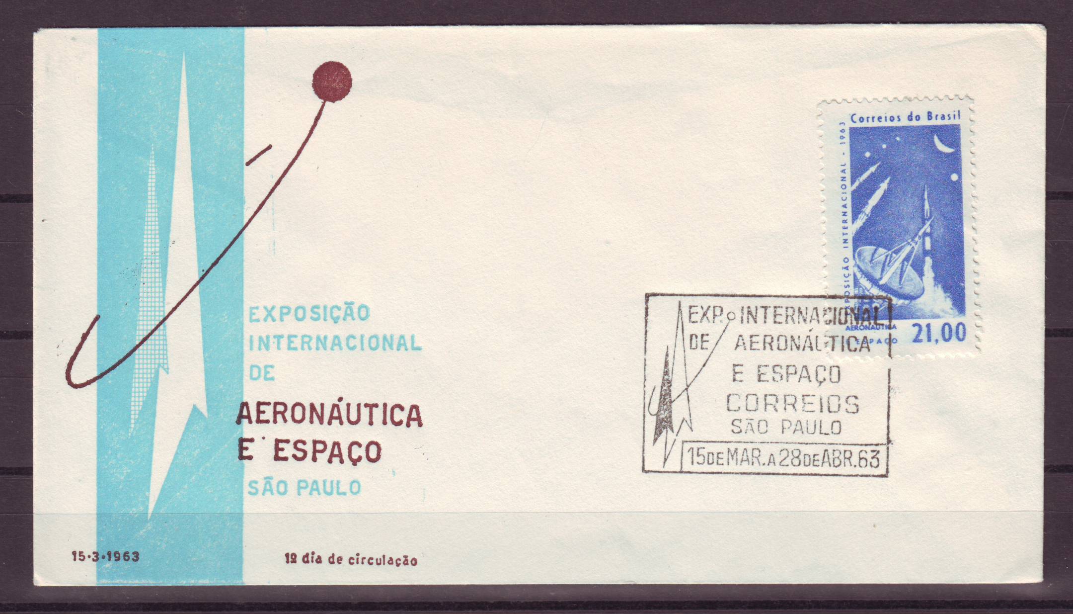 Ruimtevaart FDC5 Brazilië
