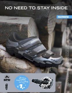 shimano aktie schoenen en pedalen