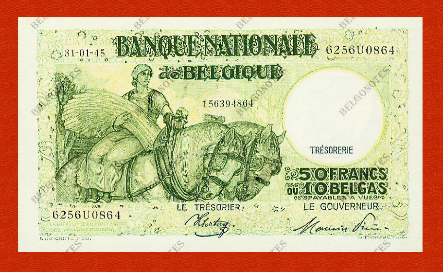 50 Francs Type Anto Carte **UNC**1945** Lot 1902610864
