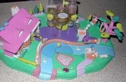 Poly Pocket tuin + huis