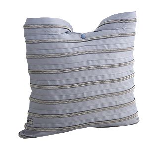 Zipit Cabana Handtas Grijs + Zilver Zip