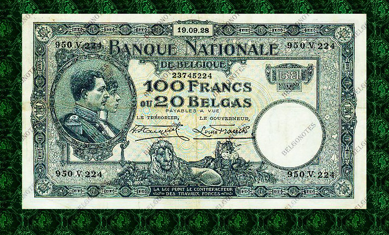 100 Francs Type Nat. reeks 1928*Lot 1902615224