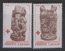 Frankrijk nrs:2116/17 postfris