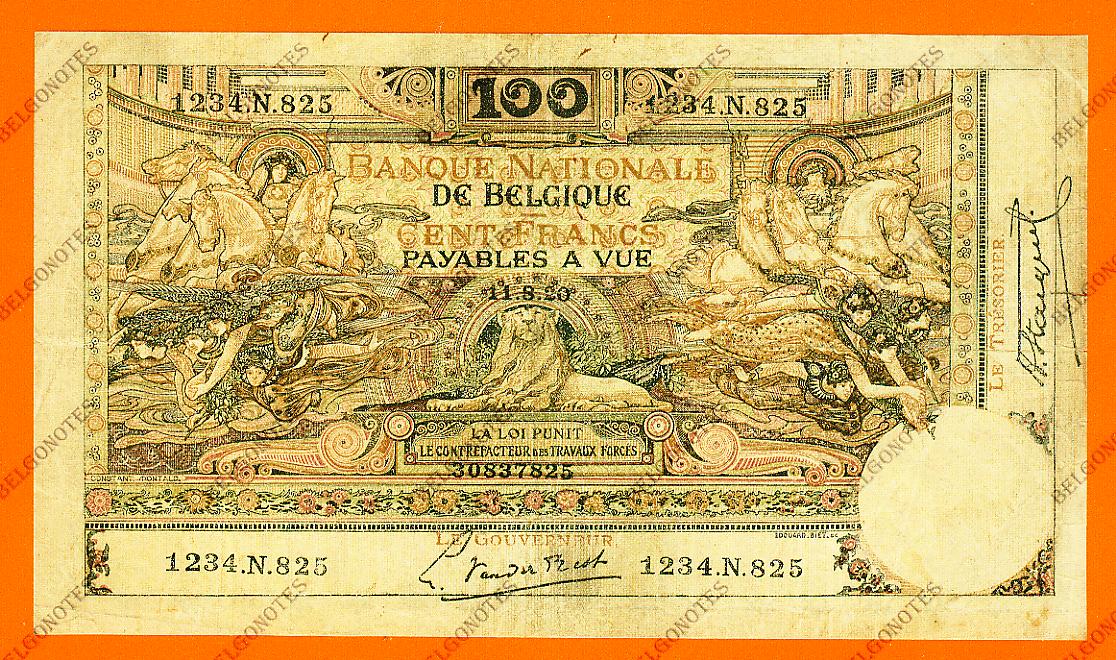 100 Francs Type Montald*11-08-1920*Lot 1902617818