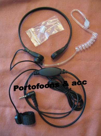 Keelmicrofoon voor Yaesu serie PMR446 