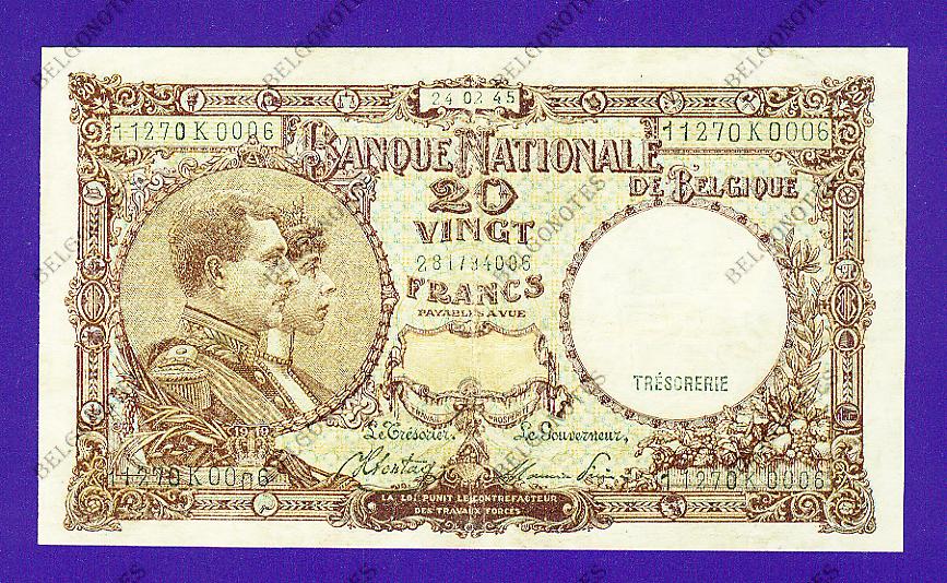 20 Francs Type '1919' *1945*Lot 1902610006