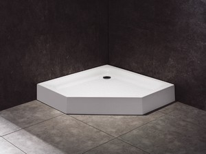 ESV-D009 DB Douchebak. vijf-hoek. 900x900mm