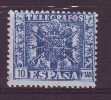 Spanje telegraafzegel2 nr. 95 