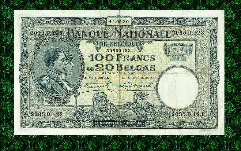100 Francs Type Nat. reeks 1930*Lot 1902613123