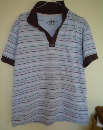 Mooie polo t'shirt "WE" nr 25 Weggeefprijs!!!