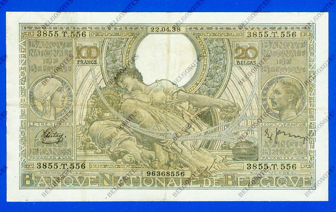 100 Francs Type Vloors 1938 * Lot 1902618556
