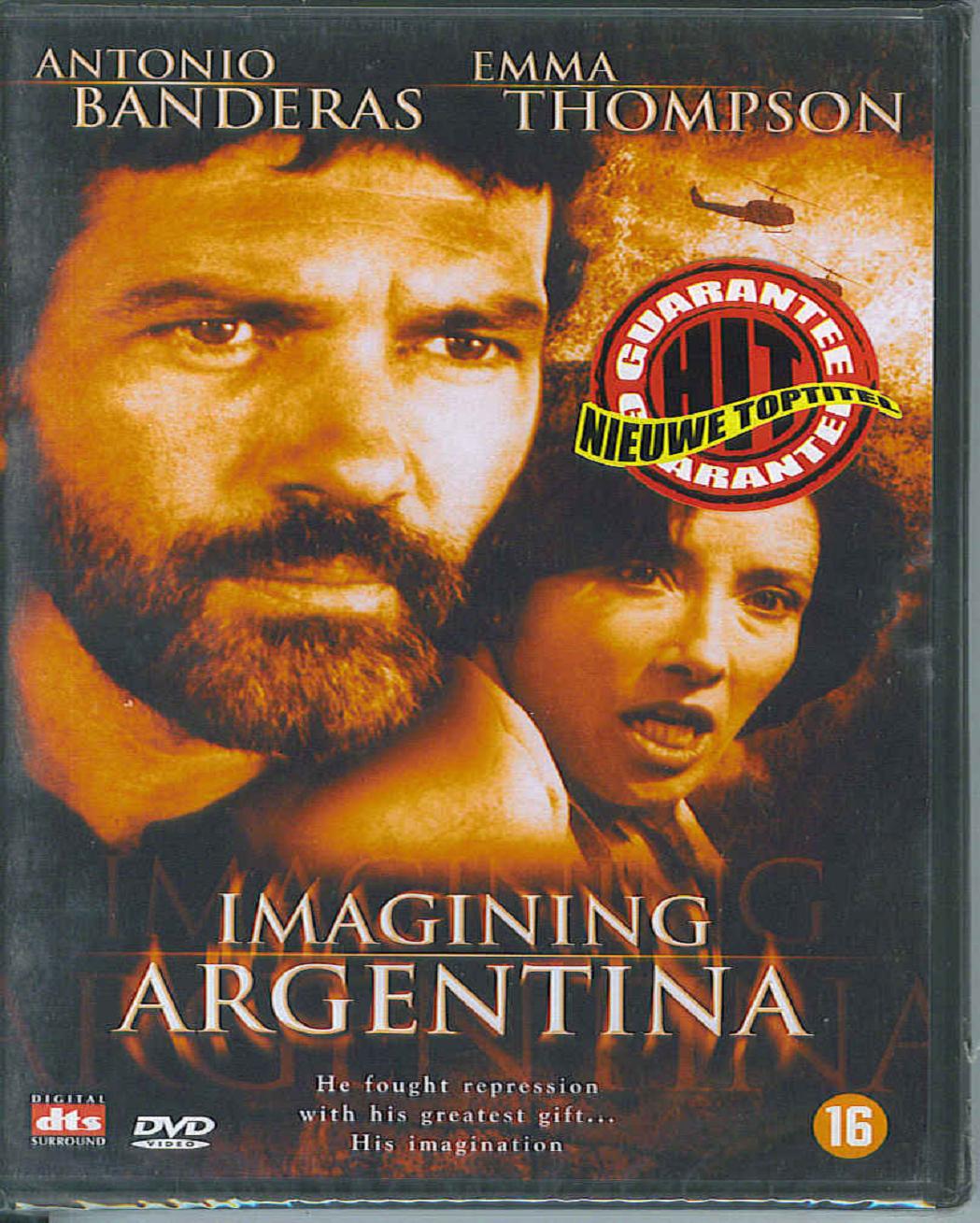 DVD -Imagining Argentina-Banderas-DTS-NIEUW 