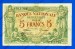 Foto 1 van 5 Francs Type Brussel* 29-12-1918*.Lot 190261728