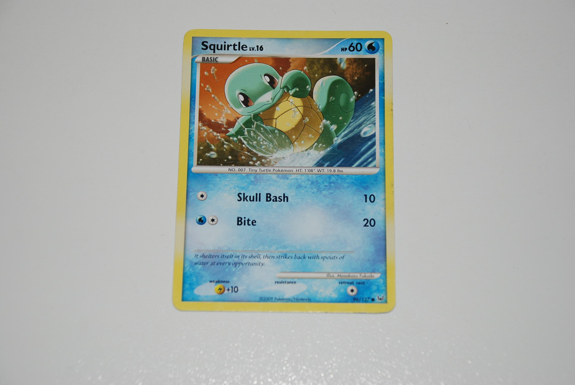 pokemon kaart squirtle lv 16
