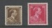Foto 1 van Belgie nrs:427/28 postfris