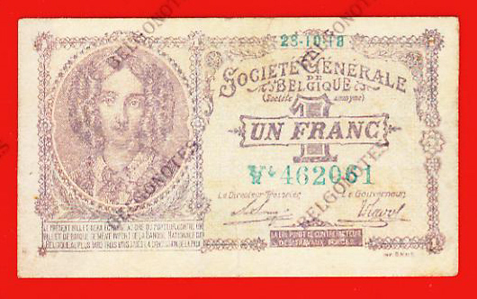 1 Franc Société Générale 1918 *Lot 1902612061