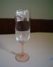 Foto 1 van Mooi licht rose getint aperitief glas