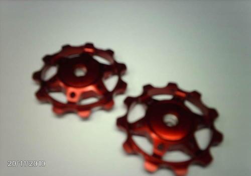 XLC DERAILLEURWIELTJES ROOD