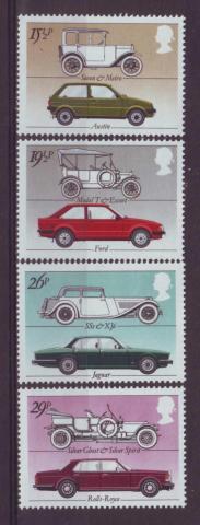 Engeland nrs. 1058/61 auto's 