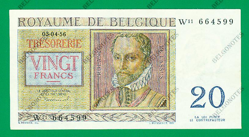20 Francs type Regnier*03-04-1956*Lot 1902614599