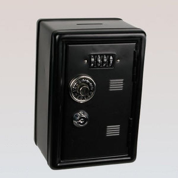 Spaarpot Kluis Locker Zwart