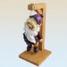 Foto 1 van Dode tuinkabouters : Tuinkabouter hangt zich op