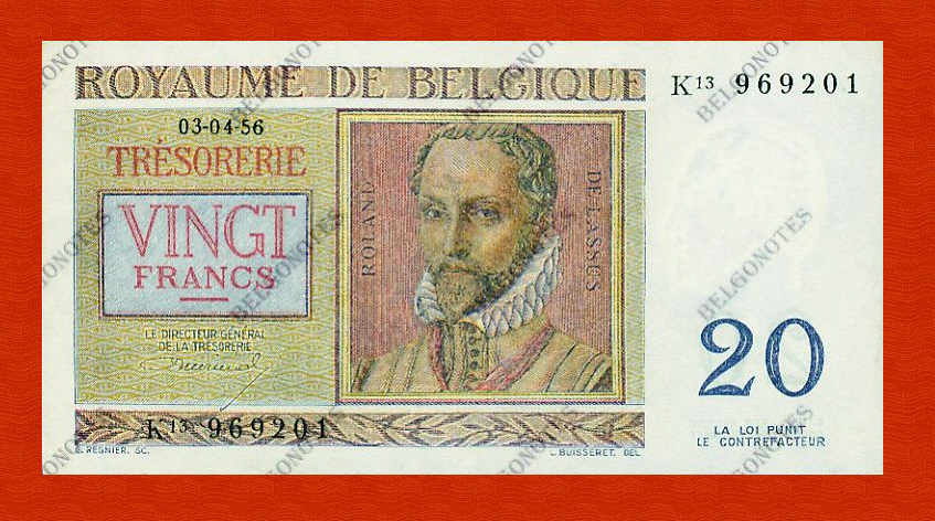 20 Francs Type Regnier **UNC**1956** Lot 1902619201