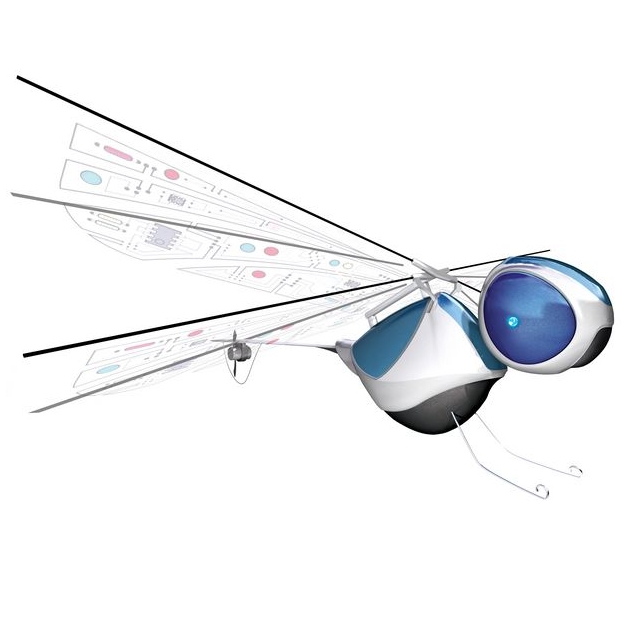 WOWWEE Flytech Dragonfly Blauw