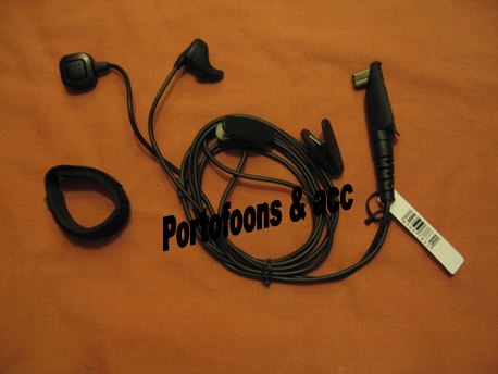 in-ear headset Motorola portofoon GP344 GP388 GP688 