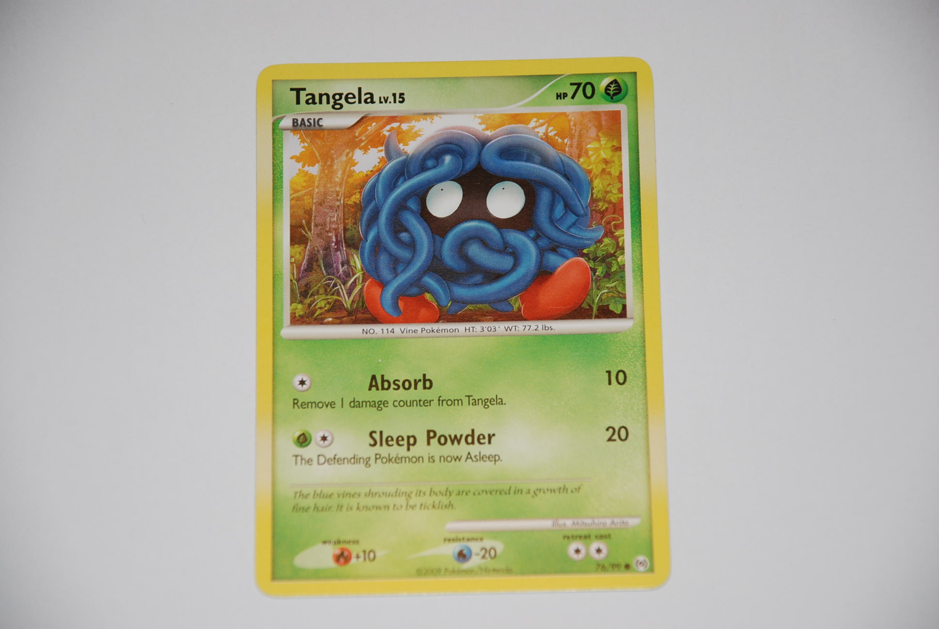 pokemon kaart tangela lv15