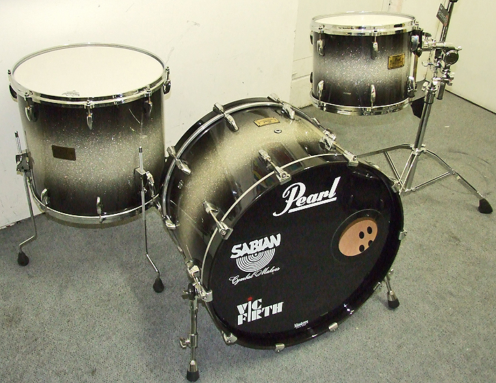 Pearl • MMX -BDB/Chrome 3-piece shellset