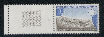 Frans Andorra nrs: 328 postfris