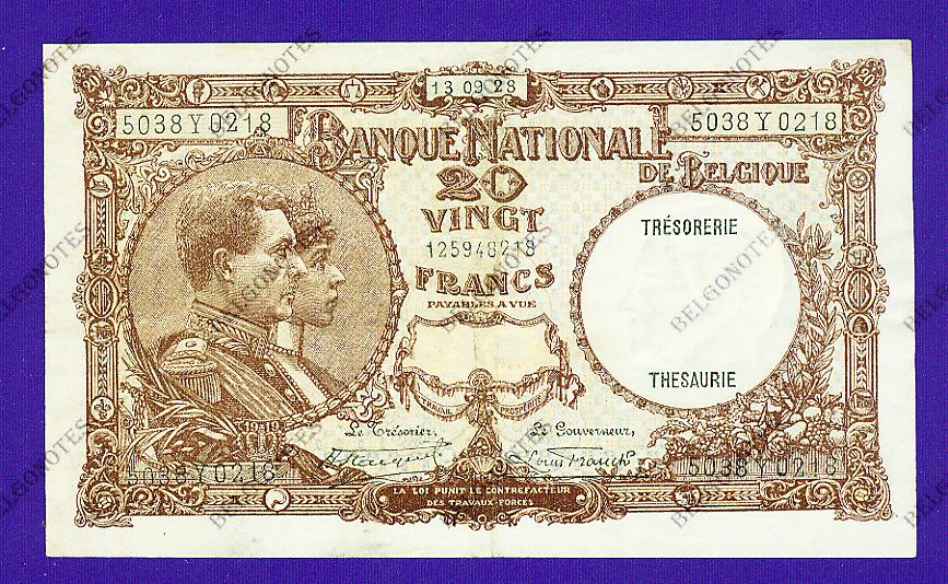 20 Francs Type '1919' *1928*Lot 1902610218