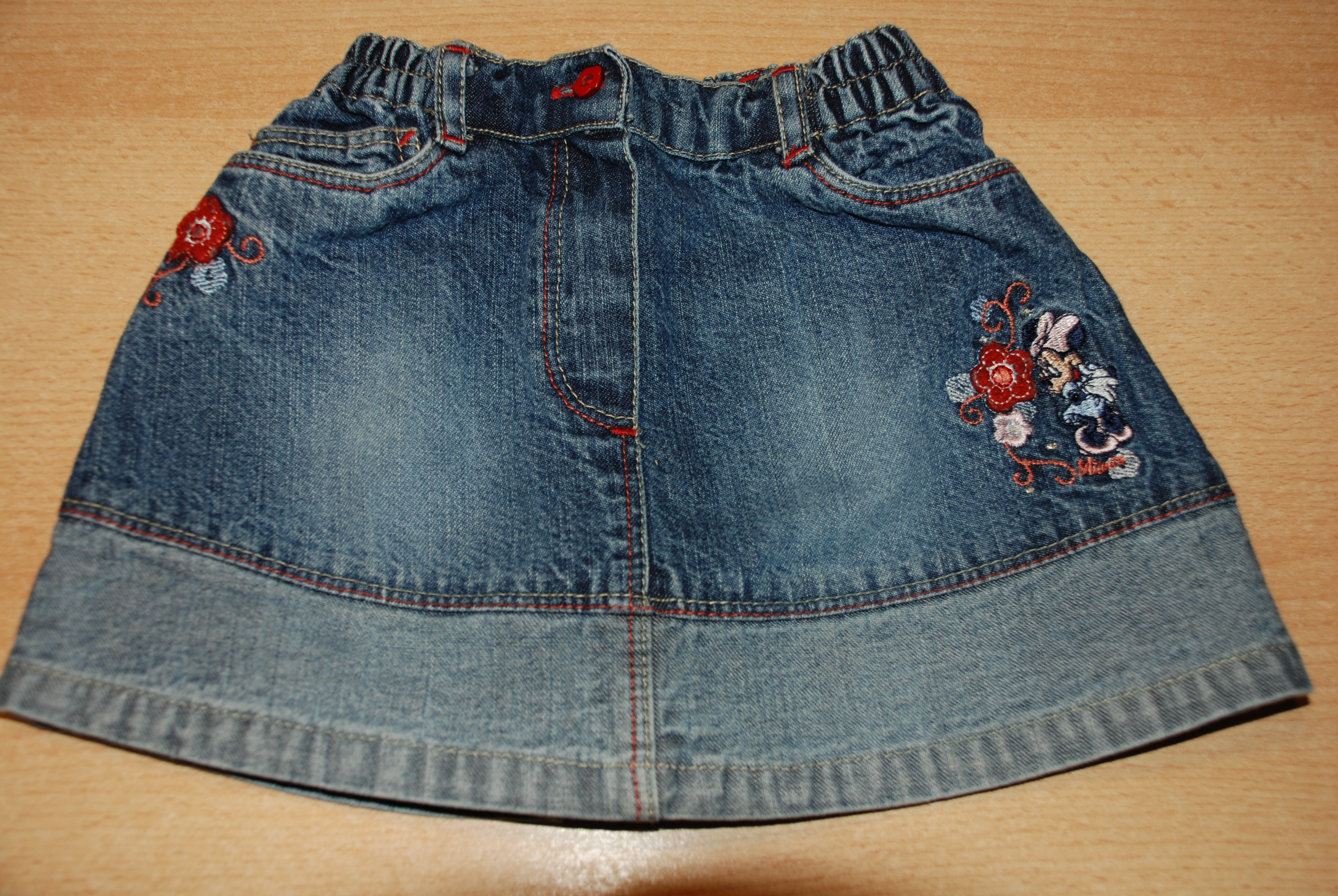 Jeansrokje MINNIE MOUSE (80 of 1 jaar)