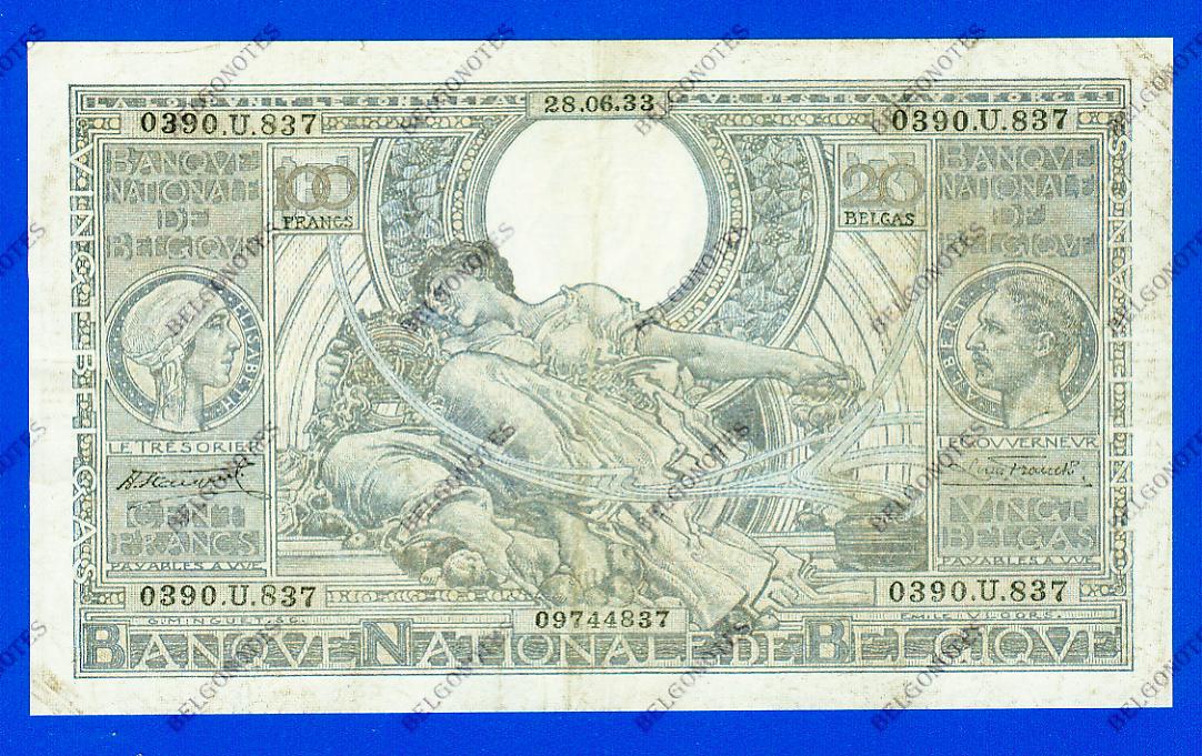 100 Francs Type Vloors 1933*Lot 1902614837