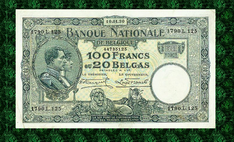 100 Francs Type Nat. reeks 1930*Lot 1902615125
