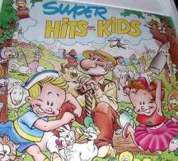 2 Elpee's voor platenspeler : Super Hits voor kinderen