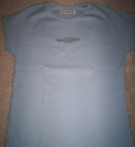 Lichtblauw t-shirts maat 140 merk Bananamoon