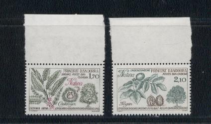 Frans Andorra nrs: 331/32 postfris