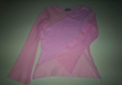 Roze t-shirt met lange mouwen: Pimkie