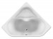 Foto 1 van SAN-ABH00019 OCEAN 1450X1450X500 WIT