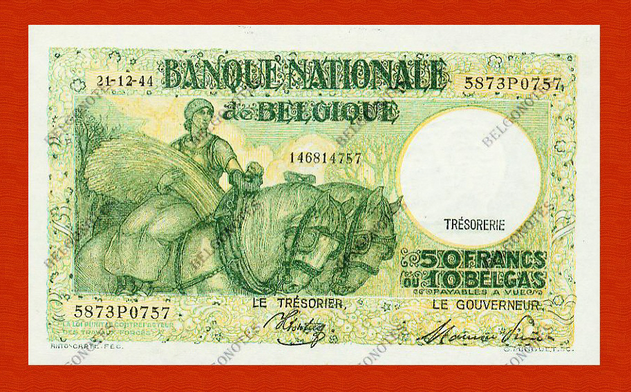 50 Francs Type Anto Carte **UNC**1944** Lot 1902610757
