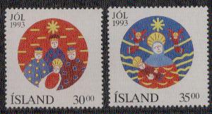 Ysland yvertnrs: 748/49  postfris