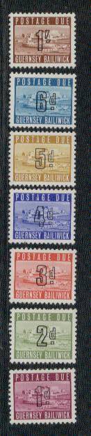 Geurnsey yvertnrs: taxe 1/7  postfris