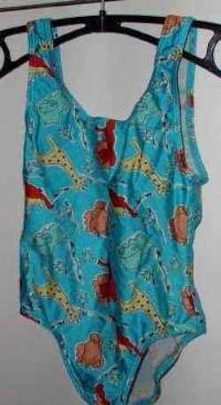 Blauw badpak (5/6 jaar)